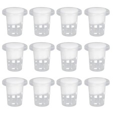 100 Pcs Soilless Cultivation Baskets Plastic Cotton Hydroponic Plant Cups