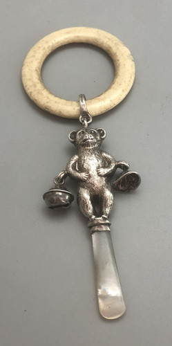 Art deco silver babies - silver,