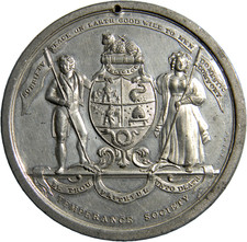 1833 Temperance Society Medal