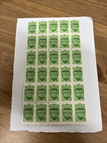 Green shield stamps - green,