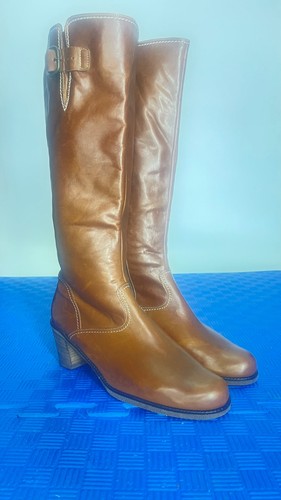 Gabor brown leather knee high - brown,