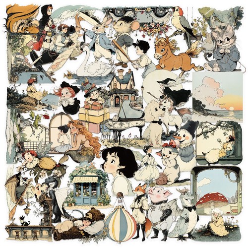 50pcs vintage fairy tale - vintage,