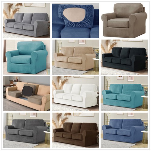 Cushion sofa slipcover - slipcover, velvet