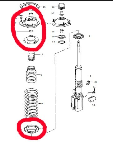 Front shock mount for - front,