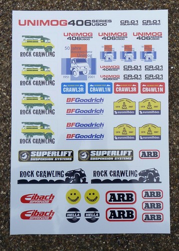 Rock crawler stickers - rc,