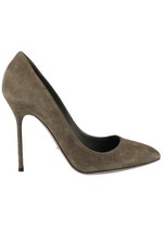 SERGIO ROSSI GREEN SUEDE PUMPS EU 38.5 UK 5.5 US 8.5