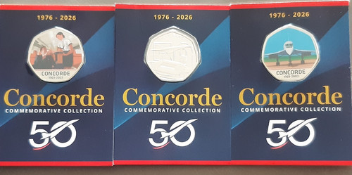 Coin concorde 50th - coin,