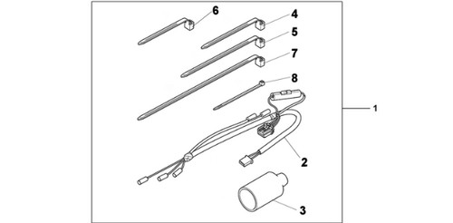 Genuine honda heated grip - genuine,
