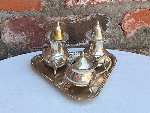 Vintage silver plate - , condiment