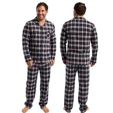 Mens Navy Check Plaid Tartan