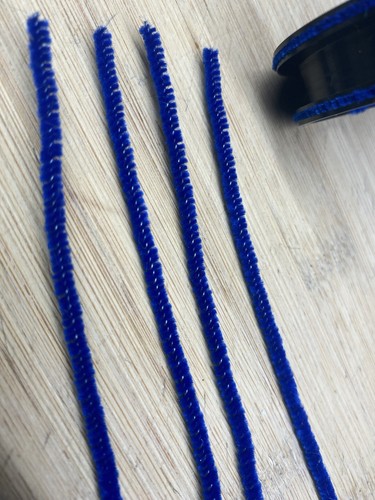 Chenille spool band 4of - , 25cm