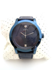 GUESS WATCH MENS TELESCOPE W0297G2 STAINLESS STEEL LEATHER QUARTZ GENUINE