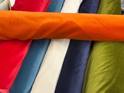 Cotton velvet fabric - cotton,