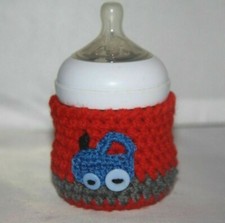 Handmade crochet baby bottle