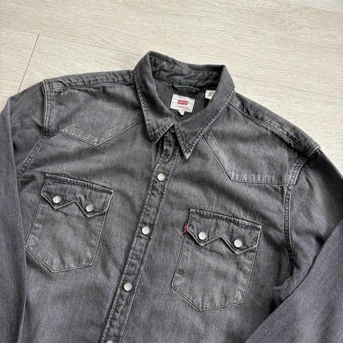 Levis denim shirt mens - levis,