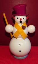 Snowman Incense Burner Smoking