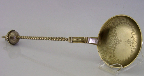 Large danish solid silver - danish, gilt