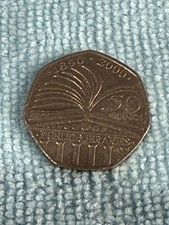 Public Libraries Fifty Pence Coin 1850-2000 50p to 2000 Rare Circulated - Nice
