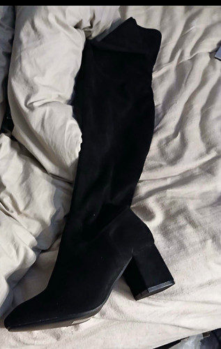 Women black faux suede - women’s,