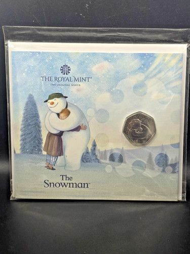 2020 snowman 50p - 50p, coin