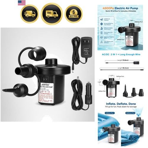 Electric air pump portable - air,