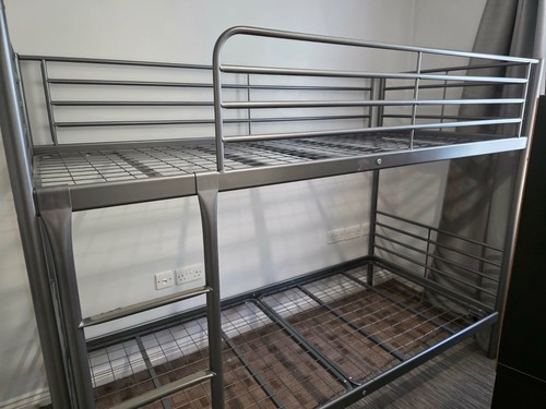 Ikea svarta metal bunk - bed, in