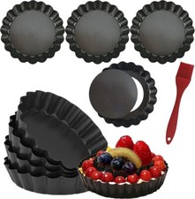 8 Pack Mini Tart Pans 4 Inch