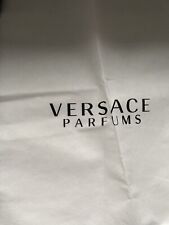Versace Parfums Light Cloth Dust/Accessory Drawstring Gift Bag White 46x46cm