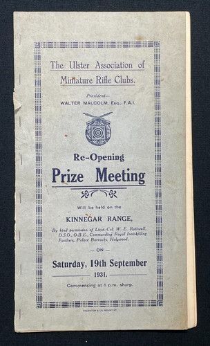 1931 programme ulster - programme,