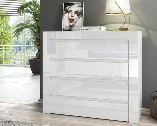 Chest drawers matt high - drawers, matt&