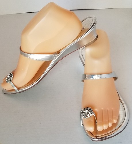 Styluxe silver tone patent - silver,