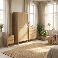 3 Piece Set Manila Oak Rattan