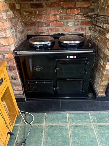 Aga black electric - aga, range