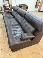 vintage modular leather sofa