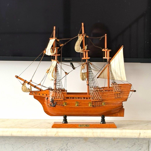 Mayflower wooden model ship - model,