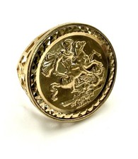 9ct Gold George Dragon Ring