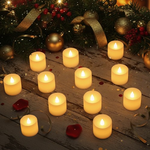 Led tea lights - candles, 12