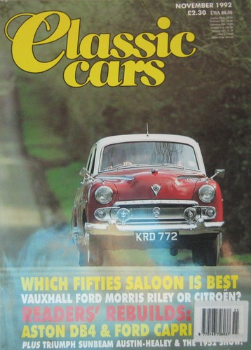Classic cars 1992 - cars, 11/1992