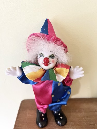Clown doll with ceramic - clown,