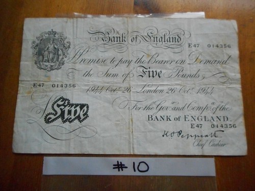 Bank england white 5 - of,