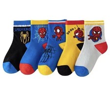 Spiderman 5 Pair Socks for