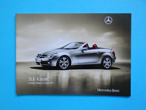 Brochure price list mercedes - list,