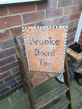 Genuine Vintage Tin Brooke Bond Tea Sign