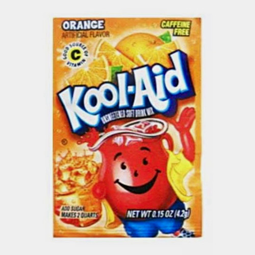Kool aid orange flavour powder - kool-aid,