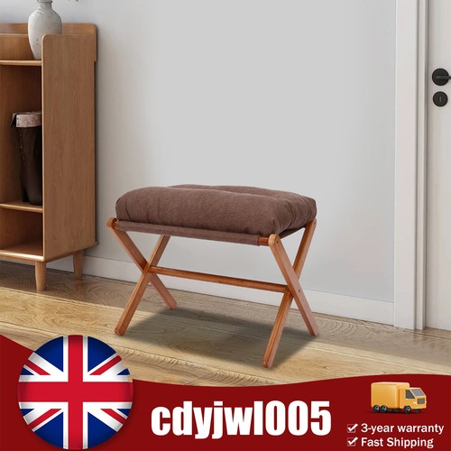 Folding bamboo footstool - folding,