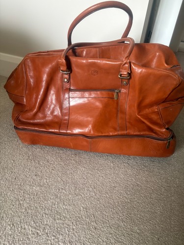 Tan leather valentina holdall - leather,