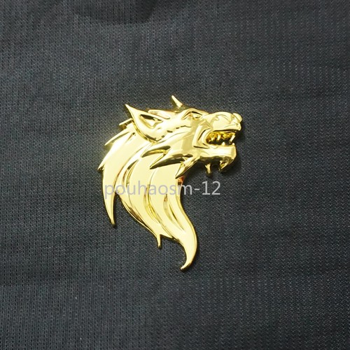 Chrome golden left wolf - golden,