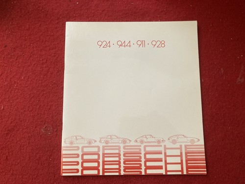 Porsche vintage brochure 924 - porsche,