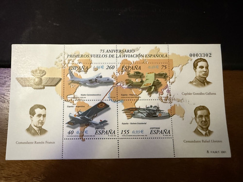 Spain stamps 2001 75th - stamps,