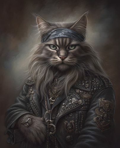 8x10 cat dressed - as, a